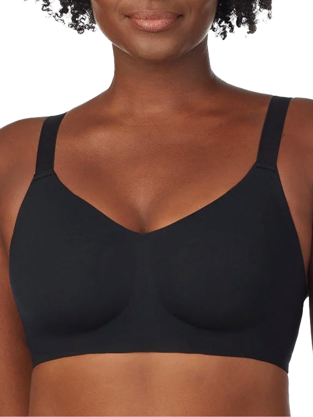 Le Mystère Smooth Shape Unlined Bra NWT 5212 Black No-Wire Stitch-Free Sz Medium
